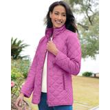 Blair Berkshire Diamond Quilted Jacket - Purple - PL - Petite