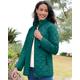 Blair Berkshire Diamond Quilted Jacket - Green - PL - Petite