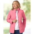 Blair Berkshire Diamond Quilted Jacket - Pink - PS - Petite