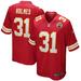Men's Nike Priest Holmes Red Kansas City Chiefs Game Retired Player Jersey