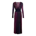 Missoni, Dresses, female, Black, S, Sequin-Embellished Striped Maxi Dress