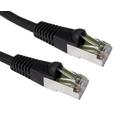 Cables Direct 1.5m Cat6A networking cable Black SF/UTP (S-FTP)