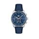 Lacoste Men'S 42Mm Boston Blue Dial Watch On A Blue Silicone Strap