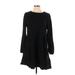 ASOS Casual Dress - Sweater Dress: Black Dresses - Women's Size 14