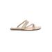 Marc Fisher Sandals: Tan Print Shoes - Women's Size 6 - Open Toe