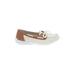 Croft & Barrow Flats: Tan Color Block Shoes - Women's Size 8 1/2 - Almond Toe