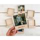 Wood Polaroid Picture Frame Magnet | Valentines Day Gift For Him, Her, Kids, For Basket