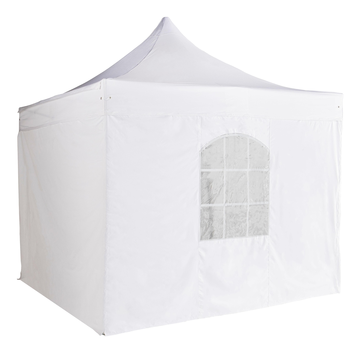 Oviala Business Fensterwand für Faltzelt pro 50mm weiß 4m Image