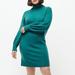 J. Crew Dresses | J. Crew Women's Sweater Dress Merino Wool Alpaca Turtleneck Long Green Dress Nwt | Color: Green | Size: M