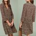 Anthropologie Dresses | Anthropologie Juno Two Tone Animal Print Dress | Color: Black/Tan | Size: S