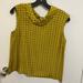 J. Crew Tops | J.Crew Lana Polka Dot Silk Top | Color: Gold/Green | Size: 2