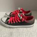 Converse Shoes | Converse Women’s Chuck Taylor All Star Red Double Tongue Low Top Sneakers Size 7 | Color: Black/Red | Size: 7