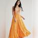 Free People Pants & Jumpsuits | Free People Halter Jumper W/ Wide Leg | Color: Orange | Size: 2