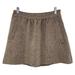 J. Crew Skirts | J.Crew Brown Tweed Wool Blend Mini Skirt Lined Slant Pockets Business Casual | Color: Brown/Tan | Size: 0