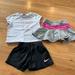 Nike Bottoms | 5/$25 3t Athletic Lot Nike Puma Adidas | Color: Black/Pink | Size: 3tg