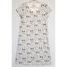 Disney Intimates & Sleepwear | Disney Mickey & Minnie Kiss Sleepwear Dress Women M Short Sleeve White V-Neck | Color: White | Size: M