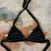 J. Crew Swim | J Crew Black Triangle Bikini Top | Color: Black | Size: M