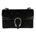 Gucci Bags | Gucci Black Gg Velvet & Patent Leather Small Dionysus Bag | Color: Black | Size: Os