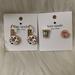 Kate Spade Jewelry | Kate Spade Coffee Break Stud & Huggie Earrings Set In Gold | Color: Gold | Size: Os