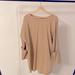 Zara Dresses | Long Sleeve Mini Zara Dress. Size Small. Like New. | Color: Tan | Size: S