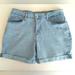 Levi's Shorts | Levi's Baby Blue Mid-Rise Denim Jean Shorts | Color: Blue | Size: 10