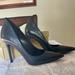 Michael Kors Shoes | Michael Kors Keke Iridescent Patent Leather Heels | Color: Black | Size: 8.5