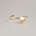 Kate Spade Jewelry | Kate Spade Heritage Metal Spade Flex Cuff Polished Gold Tone | Color: Gold | Size: Os