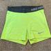 Nike Shorts | Neon Yellow Nike Spandex | Color: Yellow | Size: M