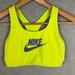 Nike Intimates & Sleepwear | Nike Sports Bra Green Logo Size Large | Color: Green | Size: L