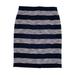 J. Crew Skirts | New J. Crew The Pencil Skirt Black & White Striped Jacquard Style E6646 Size 00 | Color: Black/White | Size: 00