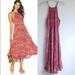 Free People Dresses | Free People Seasons In The Sun Red Orange Maxi Dress | Color: Orange/Red | Size: S