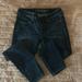 American Eagle Outfitters Jeans | American Eagle Dark Blue Denim Super Low Jegging Size 10 | Color: Blue | Size: 10