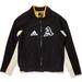 Adidas Jackets & Coats | Adidas A Varsity Jacket Change-It-Up Look Bomber Jacket Style Size Medium Unisex | Color: Black/Orange | Size: M