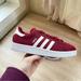 Adidas Shoes | Adidas Campus Sneakers Shoes In Red Core Burgundy White | Color: Red/White | Size: 6.5