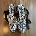 Burberry Shoes | Burberry Floral Wedge Tie Up Espadrilles - Size 37 | Color: Black/White | Size: 37