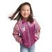 Disney Jackets & Coats | Disney Moana Varsity Jacket | Color: Pink/Purple | Size: 2