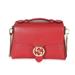 Gucci Bags | Gucci Red Calfskin Small Interlocking G Dollar Top Handle Bag | Color: Red | Size: Os