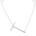 Anthropologie Jewelry | Nwt - Block Letter Large Necklace, The Letter T | Color: Silver | Size: Os