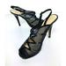 Kate Spade New York Shoes | Kate Spade New York Black Patent Mesh Slingback Stiletto Heels Size 9.5 | Color: Black | Size: 9.5