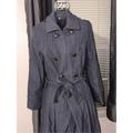 Free People Jackets & Coats | Nice Free People Wool Double Breasted Belted Coat Gray Silver Skater Dress Style | Color: Gray | Size: 4