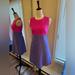 Kate Spade Dresses | Kate Spade Size 2 Color Block Silk Blend Dress With Pockets | Color: Pink/Purple | Size: 2