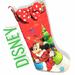 Disney Holiday | Disney Minnie Mouse Large Stocking | Color: Green/Red | Size: Os