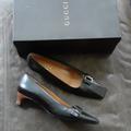 Gucci Shoes | Gucci Kitten Heels | Color: Black | Size: 6