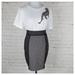 Anthropologie Skirts | Anthropologie Bailey 44 Midtown Pencil Skirt Black/White Dot Size S | Color: Black/White | Size: S