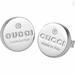 Gucci Jewelry | Gucci Gucci Trademark Engraved Round Silver Studs Earrings | Color: Silver | Size: Os