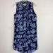 Michael Kors Dresses | Michael Kors Blue Floral Sleeveless Dress | Color: Blue | Size: S