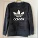 Adidas Tops | Black Adidas Sweatshirt Size Xs | Color: Black | Size: Xs