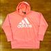 Adidas Tops | Adidas Badge Of Sport Long Hoodie | Color: Pink | Size: L