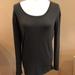 Athleta Tops | Athleta Gray Green High Low Long Sleeve Tee, Size S | Color: Gray/Green | Size: S