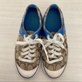 Coach Shoes | Coach Blue, White And Tan Tennis Shoes | Color: Blue/Brown/Tan/White | Size: 6